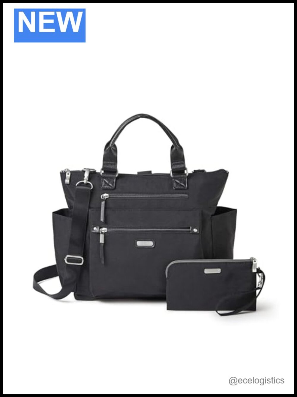3-in-1 Convertible Backpack Tote Handbag Lightweight Travel RFID Wristlet